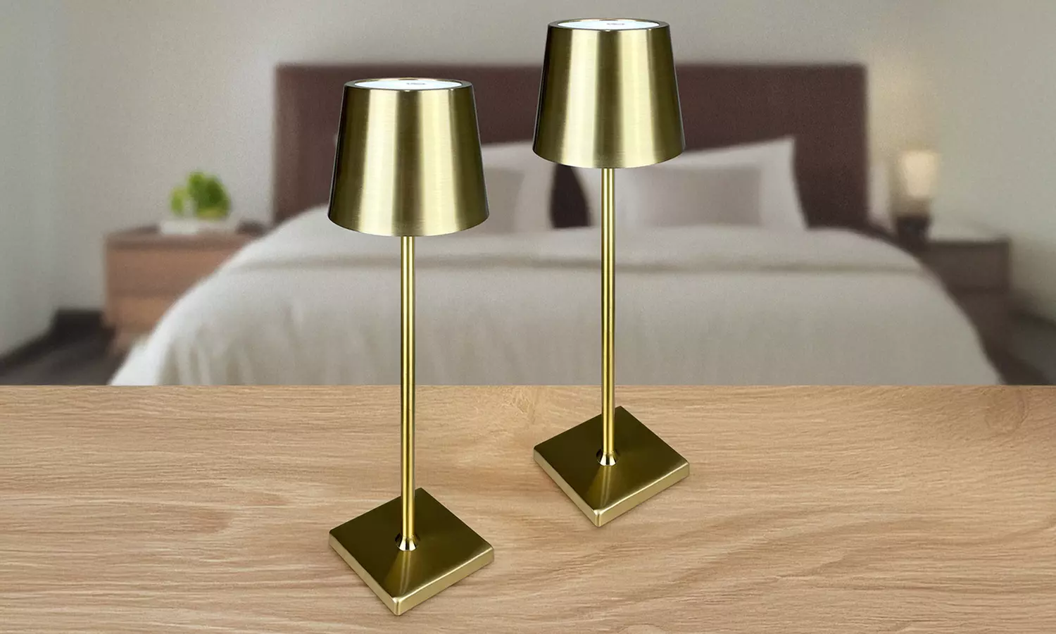 Lot de 2 lampes LED design moderne