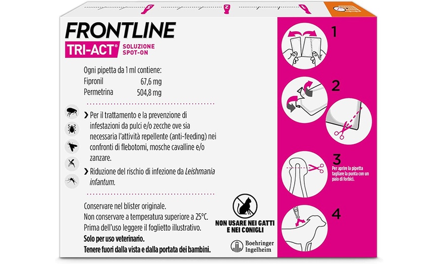 Image 13: Fino a 12 pipette Frontline Tri-Act® Spot-on per cani