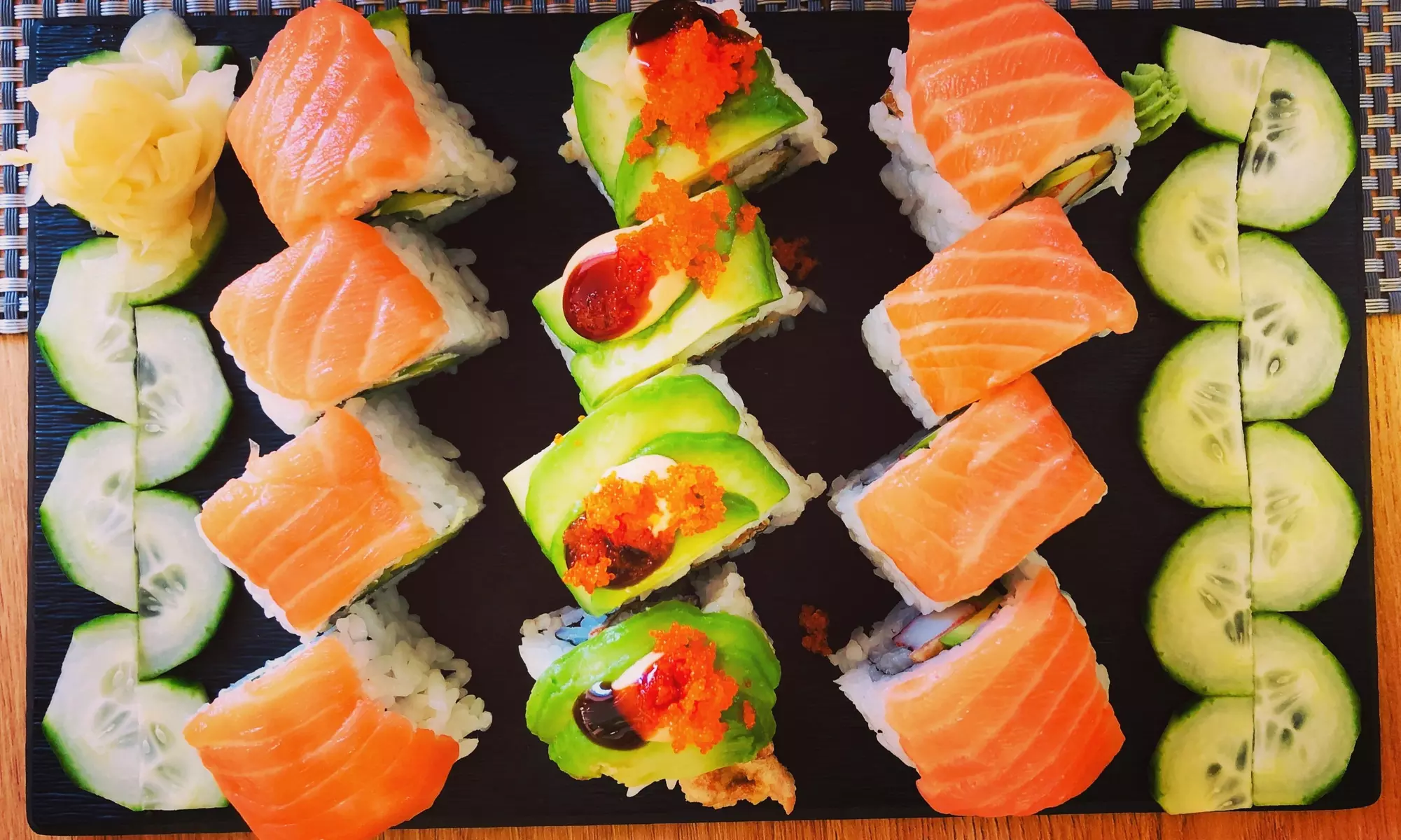 Sushi-Platte für 2 oder 3 Personen oder 4 bis 5 Personen