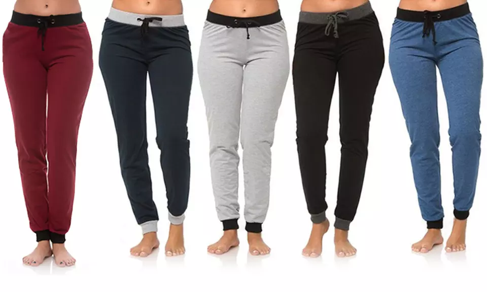 Coco Limon Women's Jogger Pants (5-Pack). Available in Plus Sizes. - Primary Image