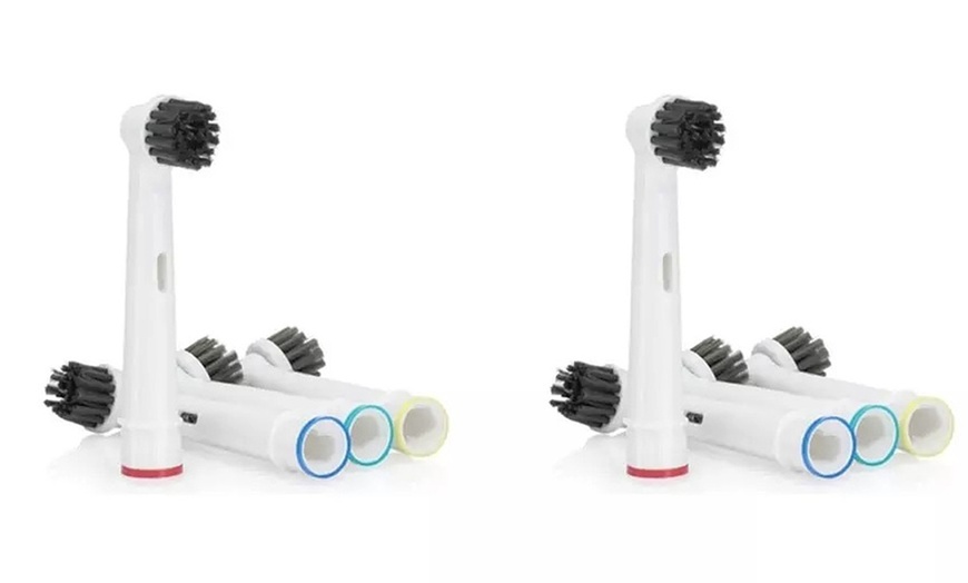 Image 5: Charcoal Toothbrush Heads Compatible with Oral-B