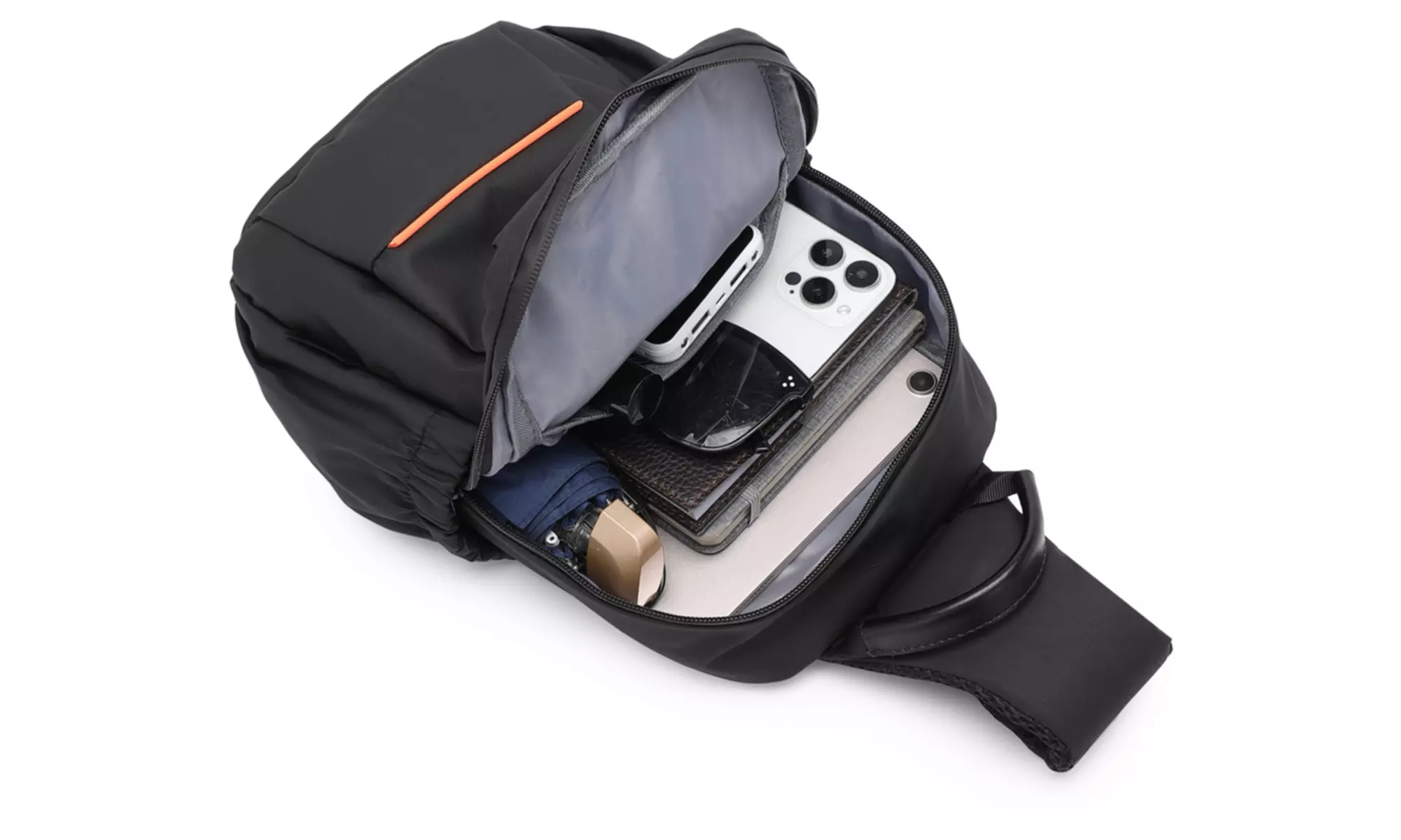 Wasserfeste Umhänge-Brusttasche für Herren