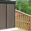 Image 3: Living And Home 5.2x2.9ft Brown Rustic Tool Shed Weather-Resistant