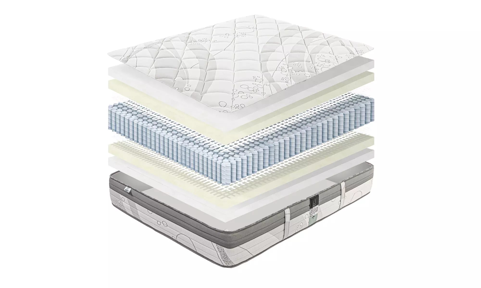 Ensemble matelas de 26 cm et sommier de 13 cm