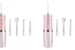 One or Two Electric Water-Resistant Cordless Water Flosser with Four Nozzles - Second Medium