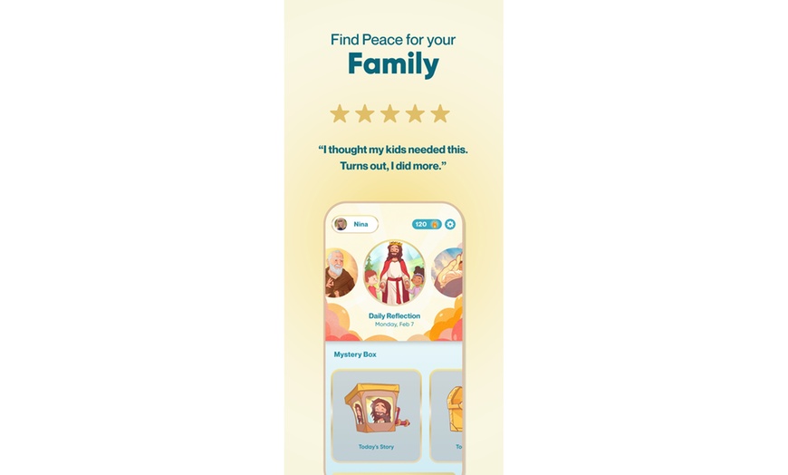 Image 7: 94% off 1 Month of Theo Pray and Meditation App