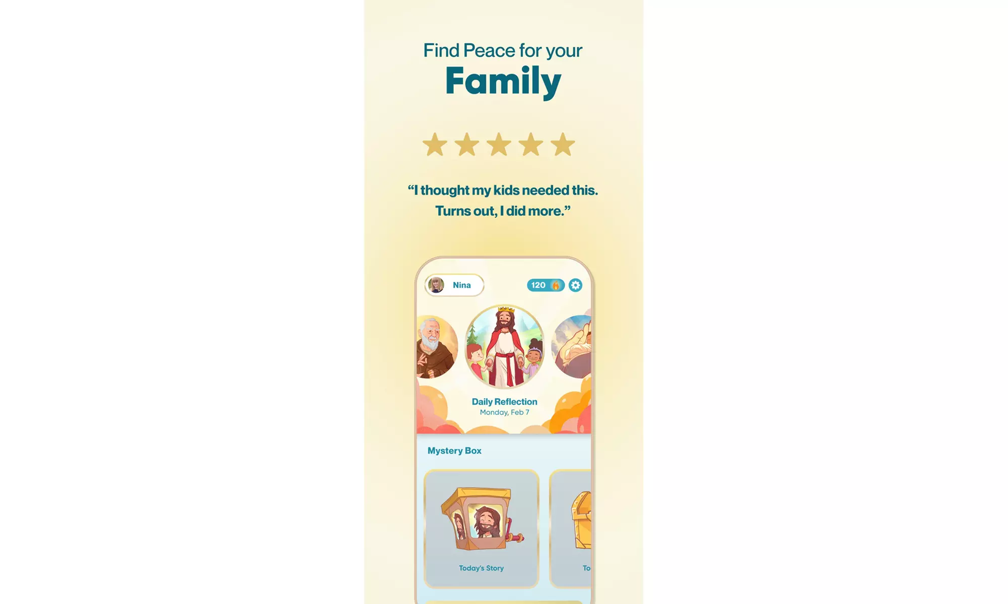 94% off 1 Month of Theo Pray and Meditation App
