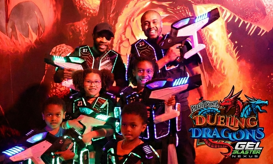 Image 4: Dueling Dragons Nexus Gel Blaster Admission - Valid Only on Weekends