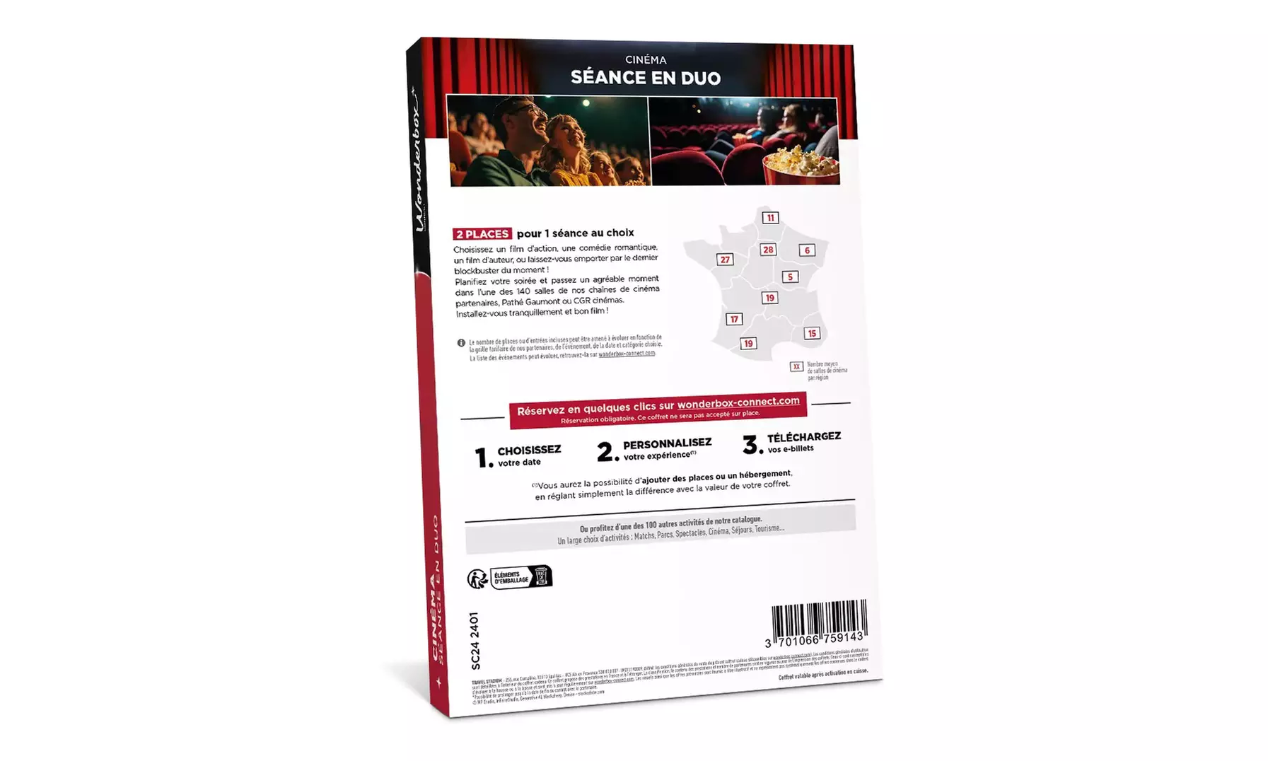 Multi Cinéma - 2 places pour 1 séance au choix dans plus de 140 salles