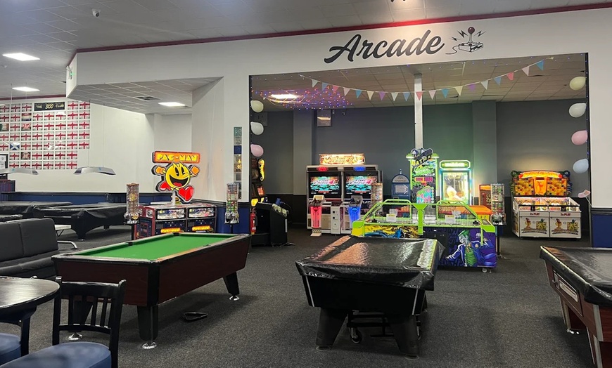 Image 7: 2 Games of Bowling w/ Optional Burger & Drink for Two to Eight People