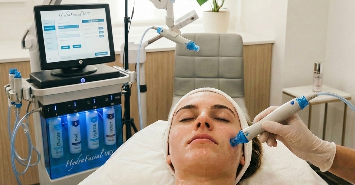 Limpieza facial con hidrolimpieza en Barcelona