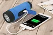 Zelot S1 Taschenlampe mit Powerbank- und Lautsprecherfunktion in Grau und Blau inkl. Versand - Second Medium