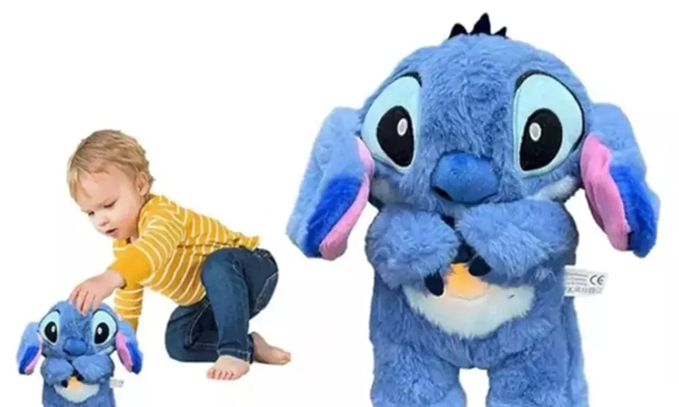 Peluche anti-stress et anxiété grande taille, inspirée de Stitch