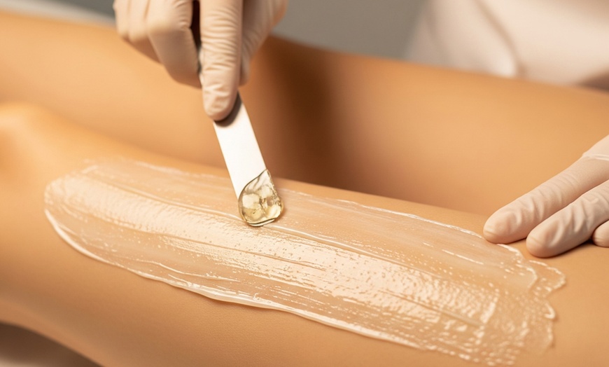 Image 1: Brazilian Wax with Optional Full Leg Wax or Eyebrows, Lip & Chin Wax 