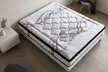 Matelas Leiria à mémoire de forme et latex, 25cm, surmatelas intégré - Second Medium