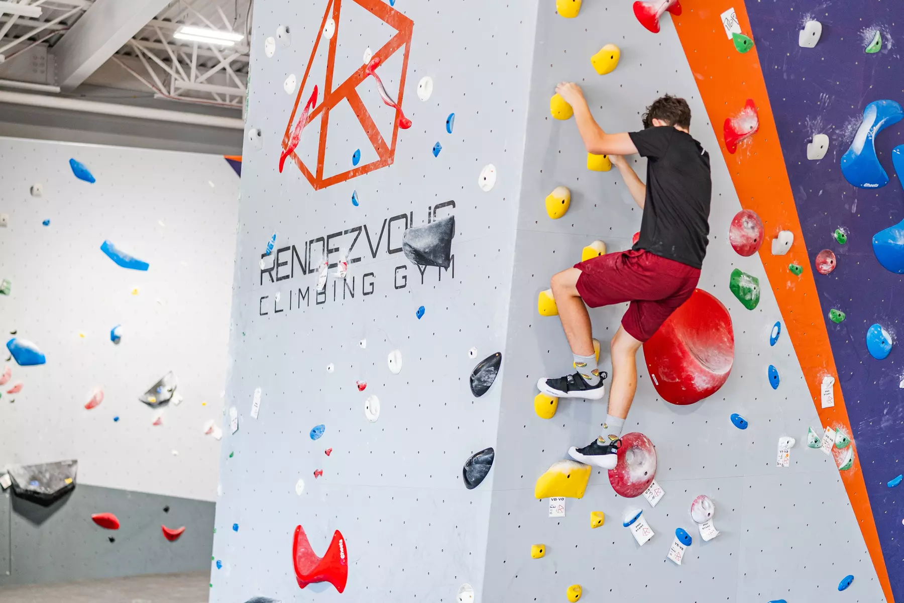 Gear Up & Climb Higher: Day Passes and Rental Equipment for 1, 2 or 4 People at Rendezvous Climbing Gym (Up to 35% Off)