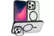 Transparent Phone Case Metal Lens Stand for iPhone 16 Pro Max/16 Pro MagSafe - Second Medium