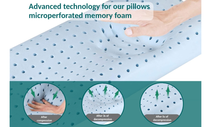 Image 6: Almohada de espuma viscoelástica de Sampur