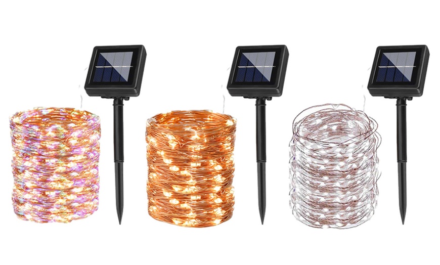 Image 15: Garden Solar Powered Fairy String Light