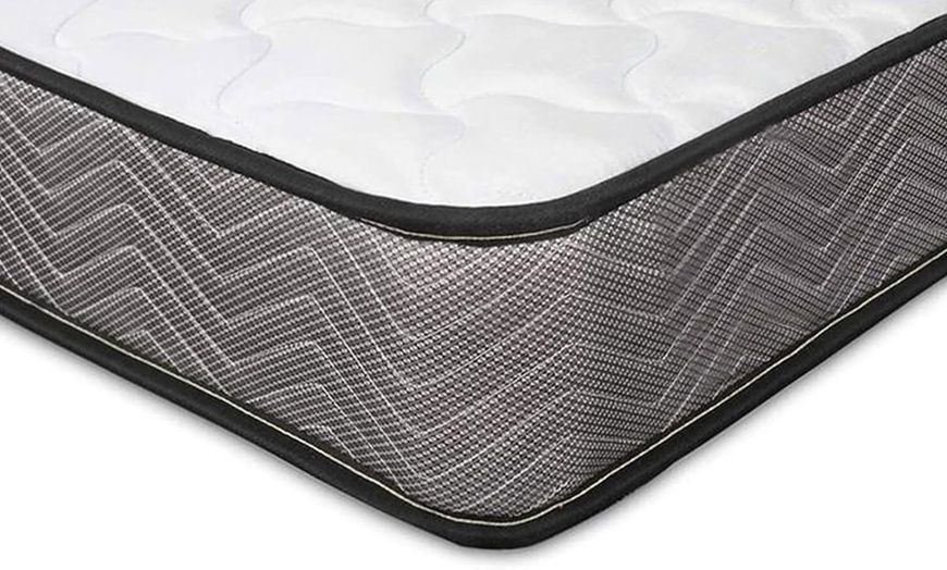 Image 1: Memory Foam Quilted Sprung Mattress