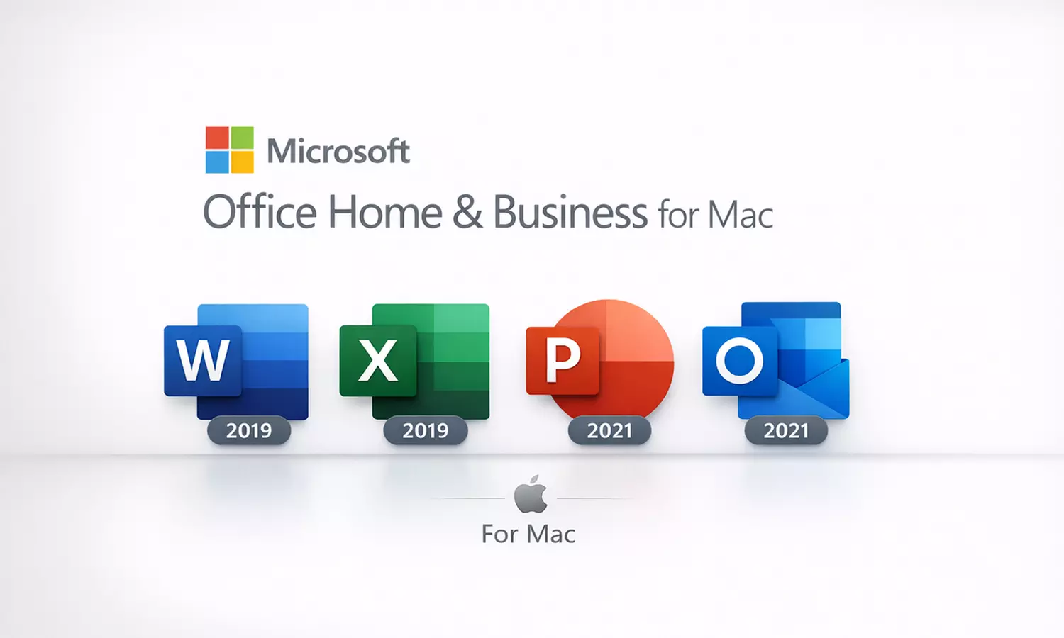 Microsoft Office 2019 or 2021 Lifetime License: Professional Plus (Windows) or Home & Business (Mac)