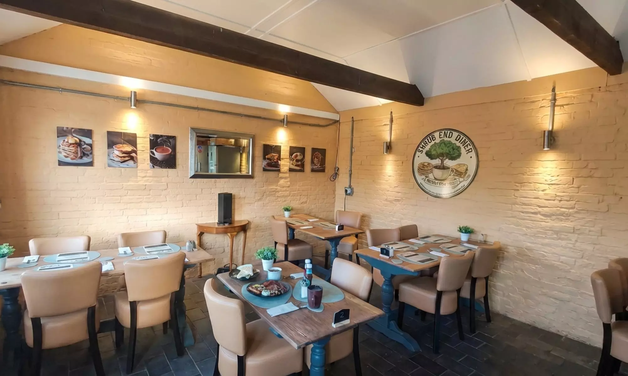 Brunch with Hot Drink for 1, 2 or 4 People at Shrub End Diner(Up To 40% Off) - Second Medium