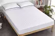 Surmatelas  "Udry" White Classic Waterproof, Aloe Vera ou Bambou, dimensions au choix - Second Medium