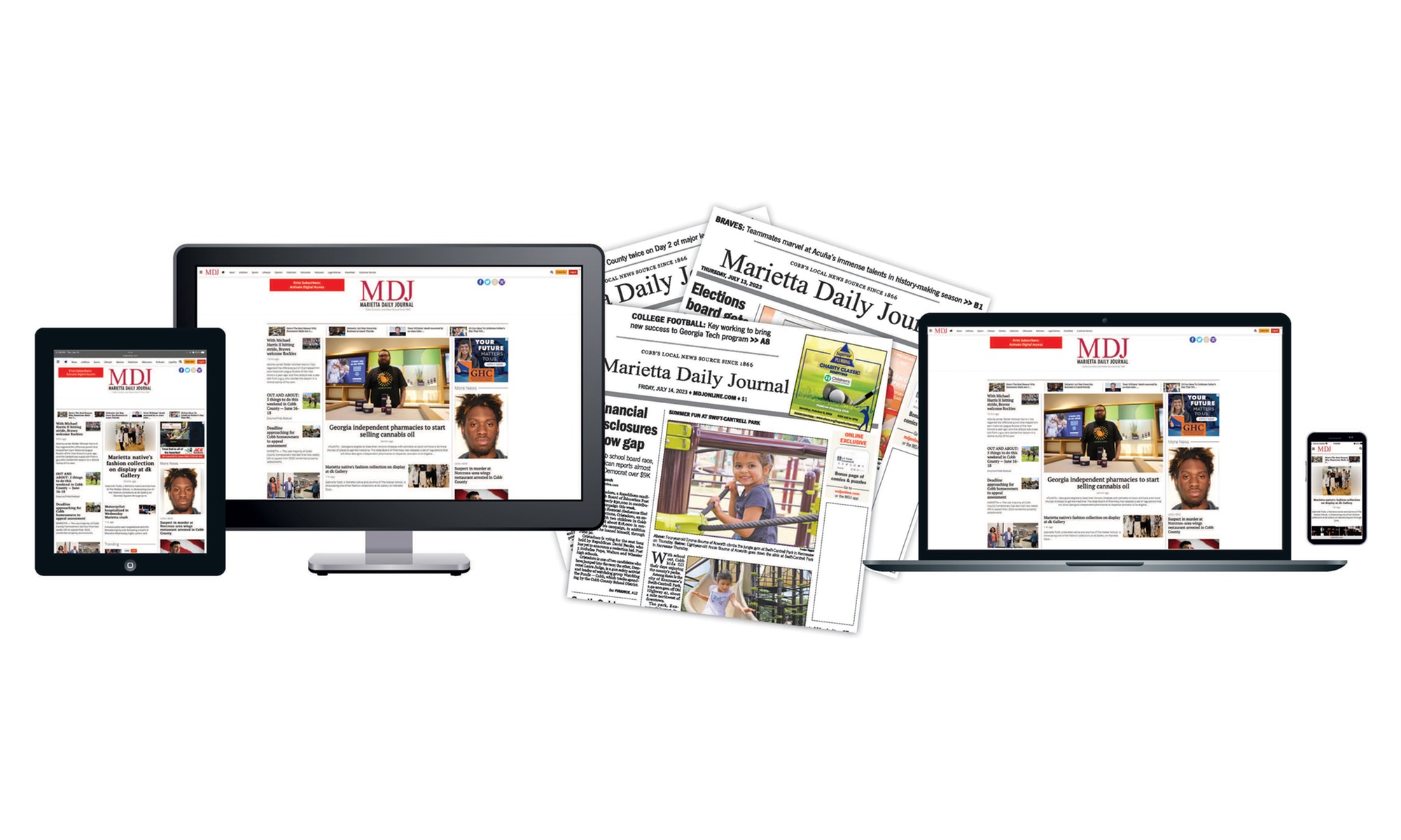 Up to 50% Off on Newspaper - Print Subscription at The Marietta Daily Journal