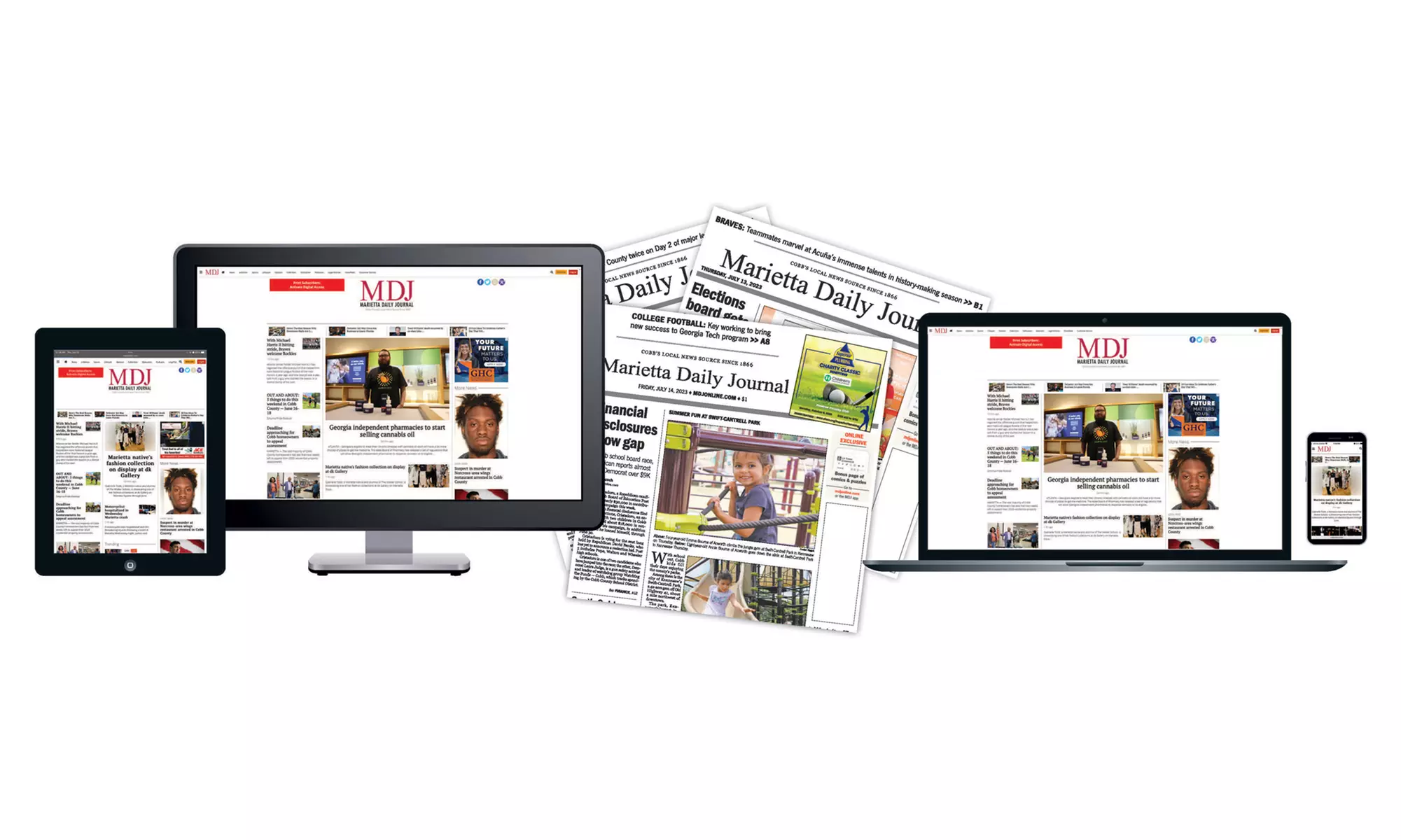 Up to 50% Off on Newspaper - Print Subscription at The Marietta Daily Journal - Primary Image