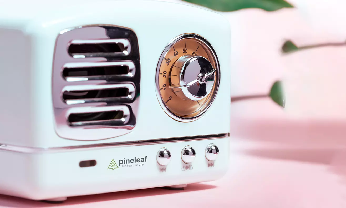 Enceinte Bluetooth® radio FM, style vintage - Primary Image
