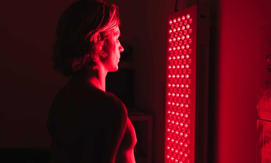 Image 1: Get One or Five 20-Minute Red Light & Halotherapy Sessions!