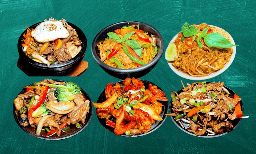 Image 9: 2-Course Asian Meal + Beer or Soft Drink for 2 - Weekdays or Weekends 