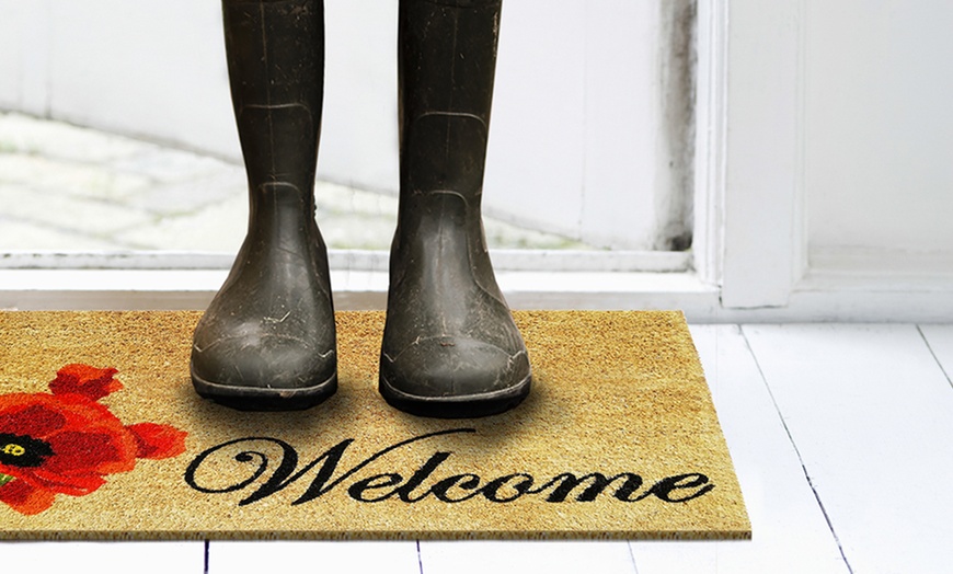 Image 122: Antislip kokosnoot deurmat