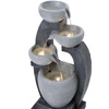 Image 13: Outdoor Multi-Tier Ceramic LED Fountain Water Feature
