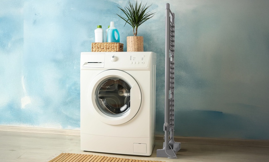 Image 2: 3-Tier Heated Clothes Airer; Compact, Lightweight and Foldable Design