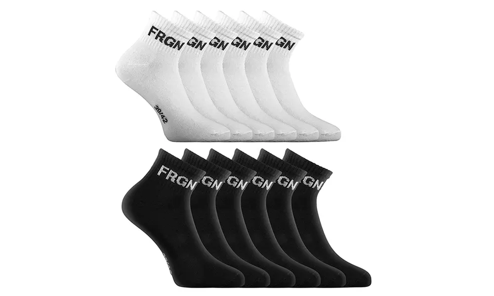 Lot de 6 paires de chaussettes quarter Freegun