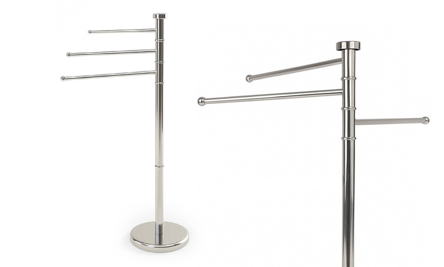 Image 2: Porta asciugamani a piantana 