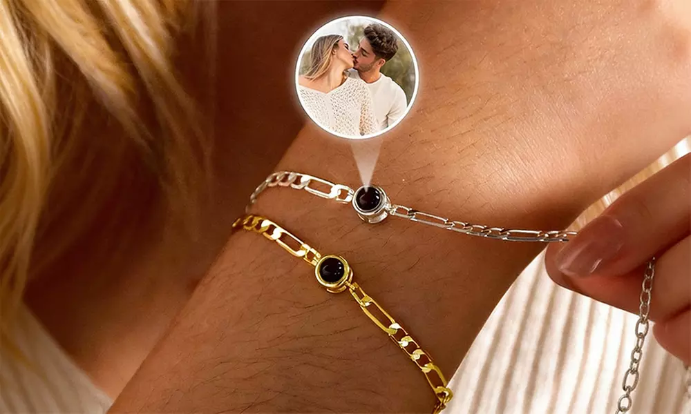 One or Two Unique and Customized Photo Bracelets