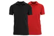 2-Pack Galaxy By Harvic Men's Tagless Dry-Fit Moisture-Wicking Polo Shirt - Second Medium