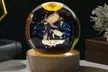 3D Engraved Crystal Ball Night Light with Solid Wood Base - Image 7