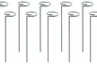 iNova 10"/16" Garden Plant Support Stakes Single Stem Flower Support (10-Pack) - Second Medium