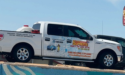 Sedan or Small SUV Supreme Vacuum & Wash - Supreme Mobile Car Wash Detail