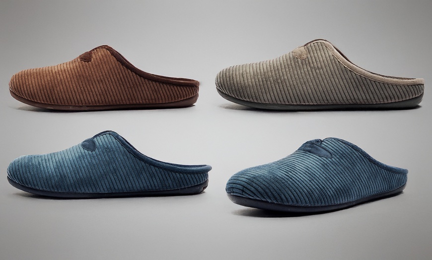 Image 1: Cotswold Blackbird Men's Mule Slippers