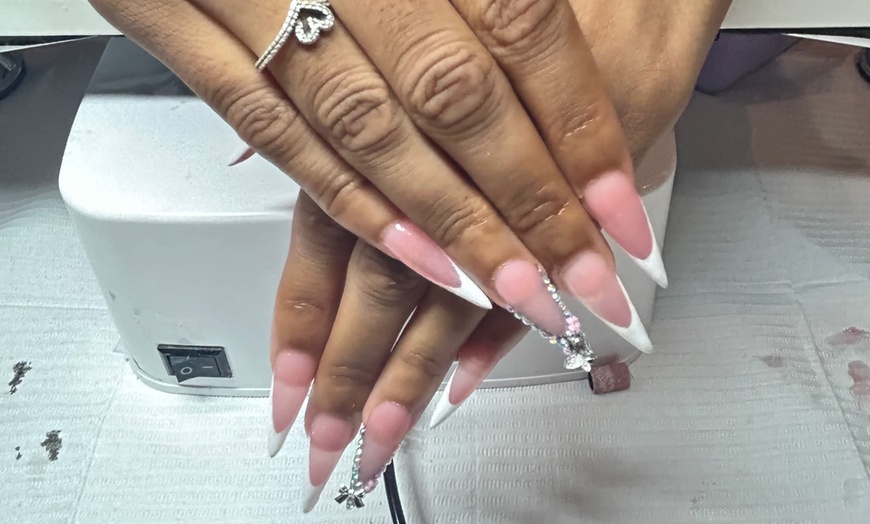 Image 7: Manicure, Gel X, Pedicure, Poly Gel Nails, Small Box/Knotless Braids
