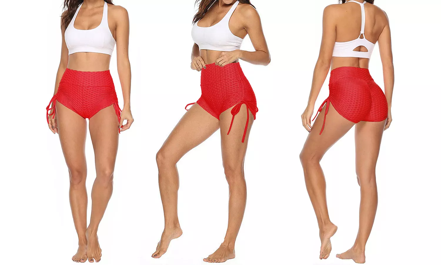 Women's High-Waist Yoga & Scrunch Butt Lifting Shorts