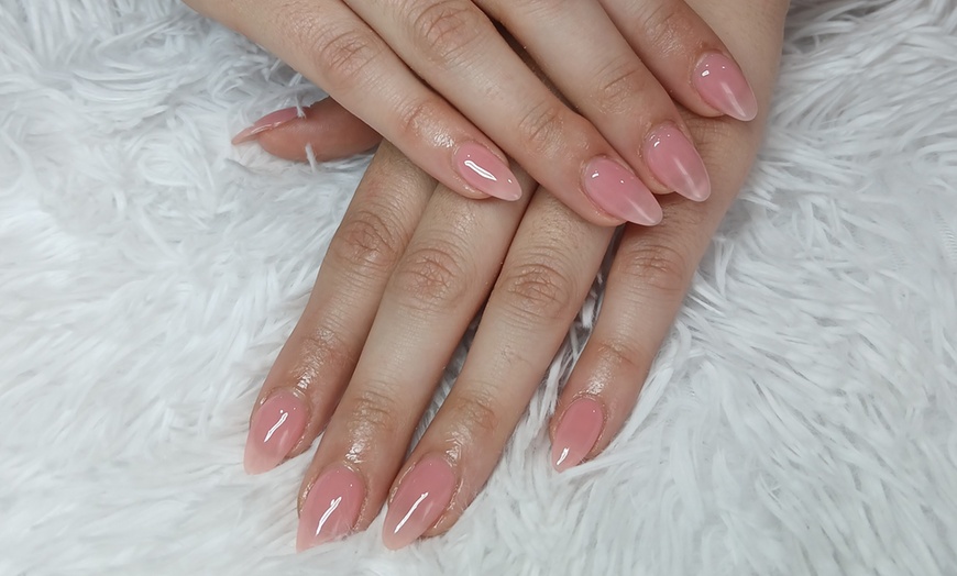 Image 1: Keratin Manicure with Gel-X Full Set, Acrylic Full Set or Pedicure