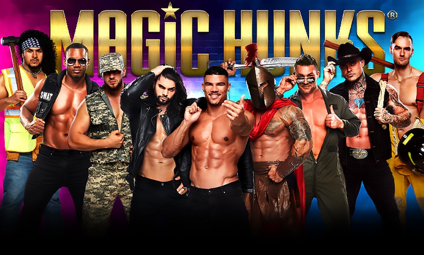Image 1: Magic Hunks: LIVE in Lawrence on Oct 11 at 8 p.m