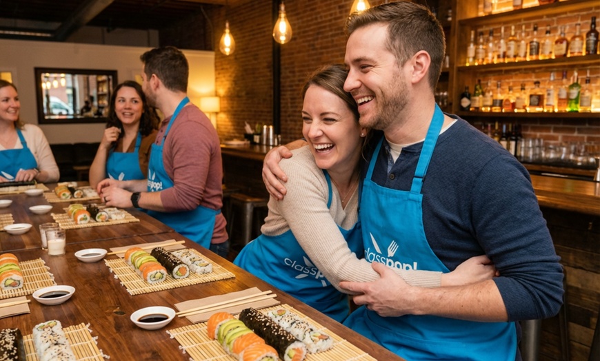 Image 8: Valentine’s Day Experiences | Sushi, Pasta Making, Paint & Sip & More