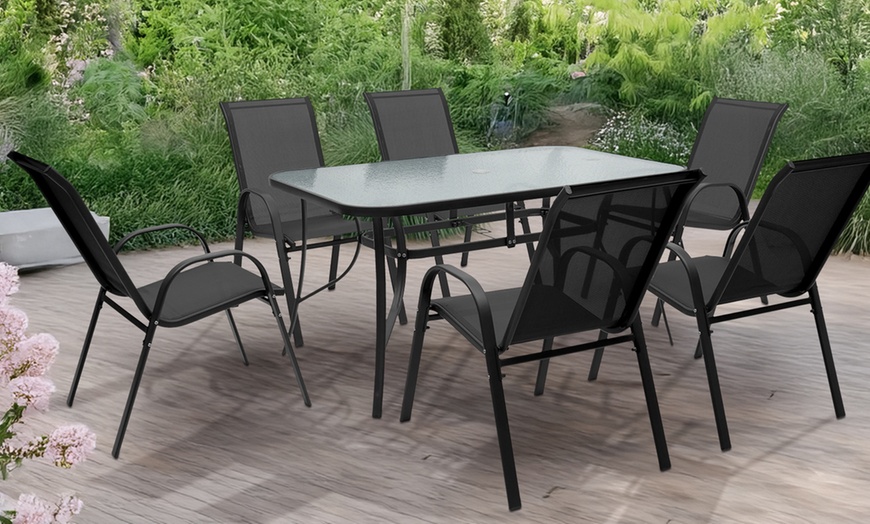 Image 5: Set tavolo e 6 sedie da giardino