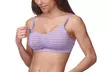 Under Control Women's Seamless Striped Nursing Bra (4-Pack) - Second Medium